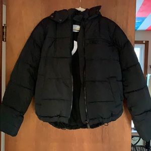 Urban Outfitters Black Puffer Jacket